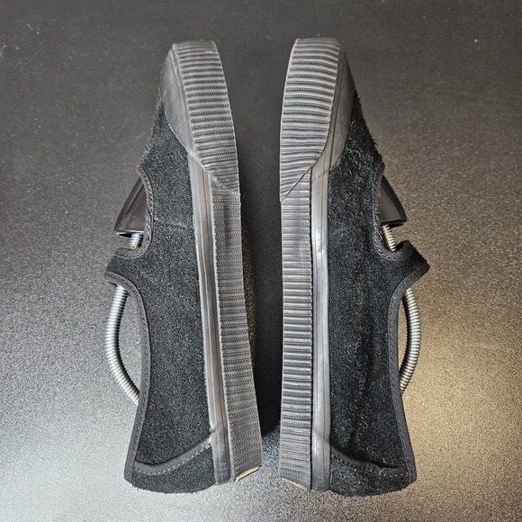 Vans Mary Jane Sneakers Black Size 9.5 Womens‎ Buckle Suede Leather - Picture 5 of 8